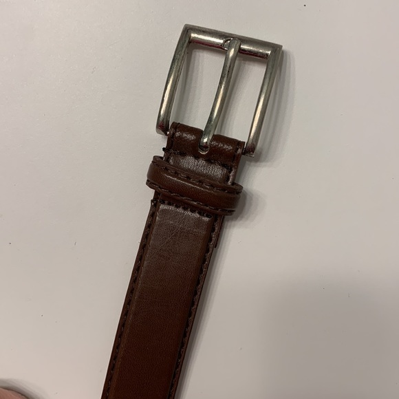 Men’s Brown Leather Belt - Picture 4 of 8